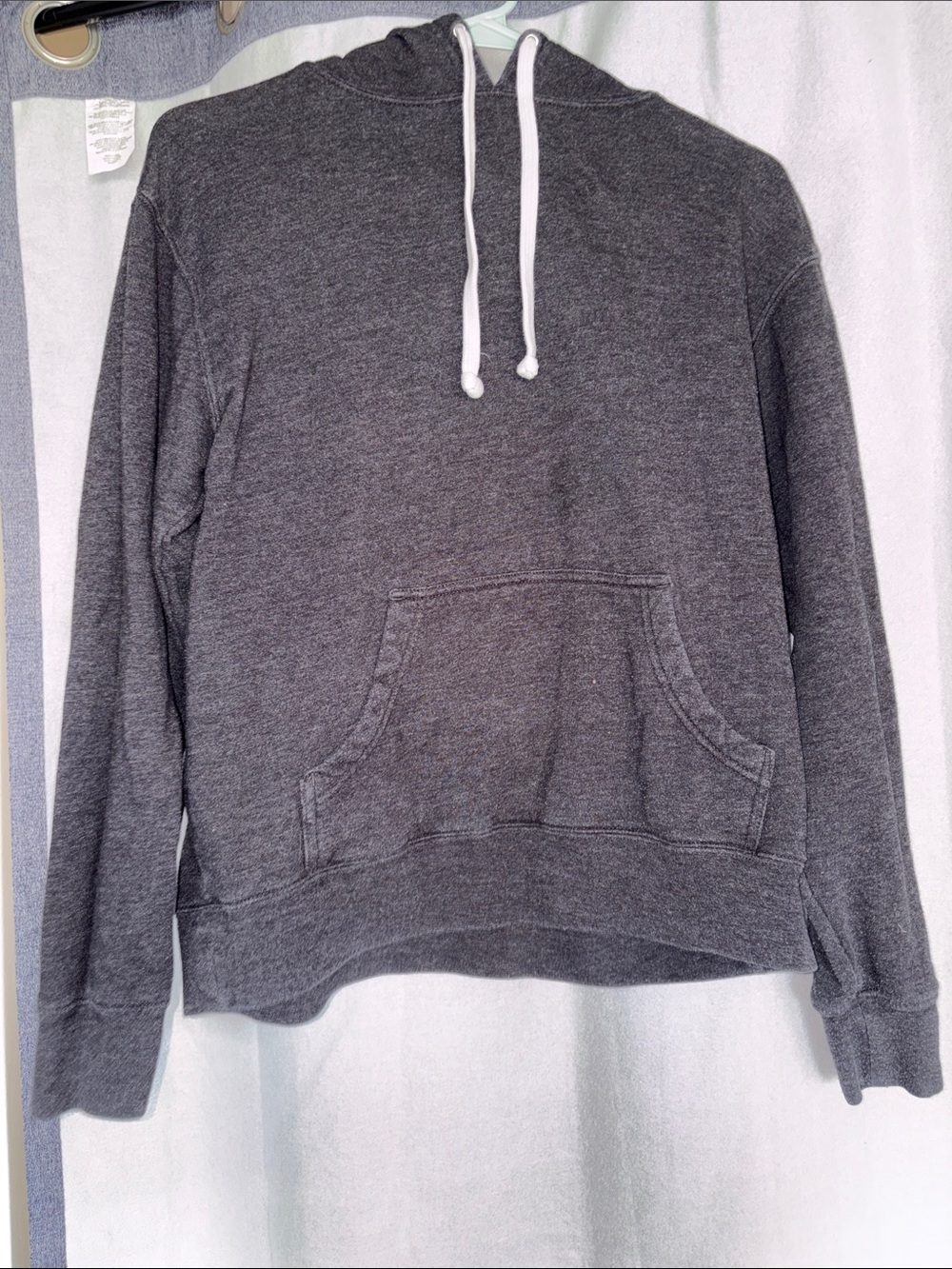 Children's Charcoal Gray Pullover Hoodie with Kangaroo Pocket